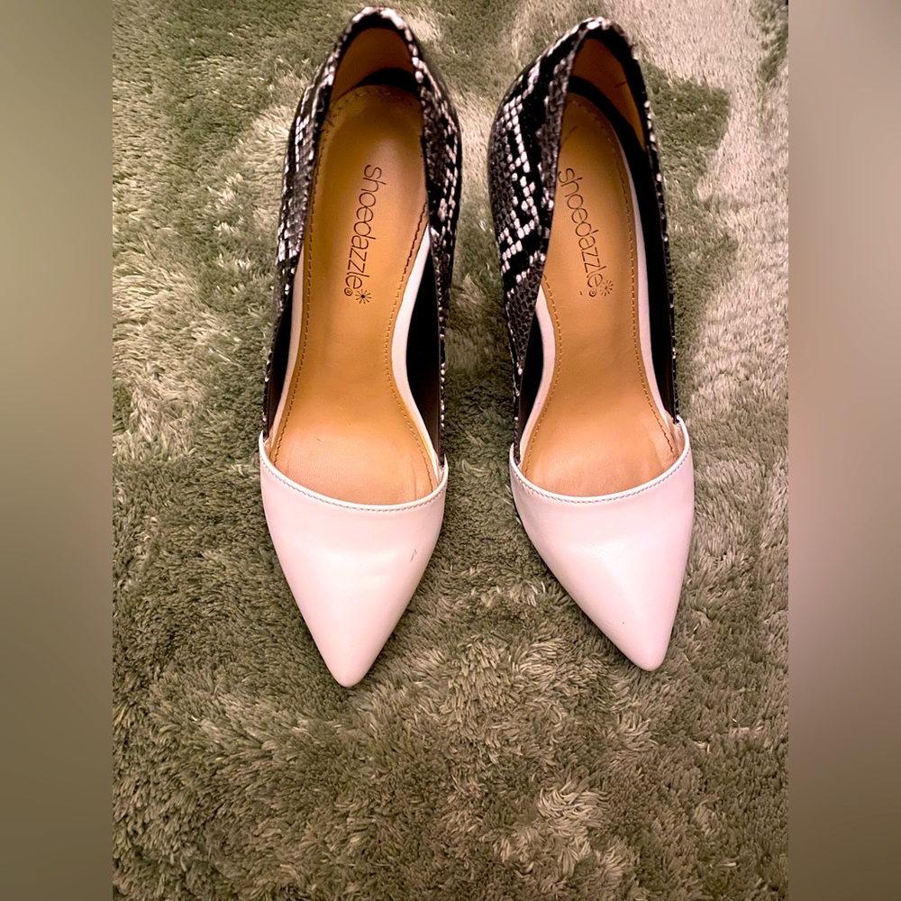 Shoe Dazzle Point Toe Stiletto Heels